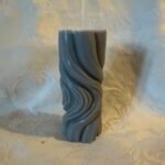 Spiral Wave Candle