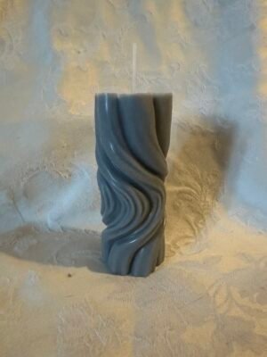 Spiral Wave Candle